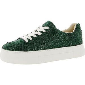 BETSEY JOHNSON GREEN RHINESTONE SNEAKERS